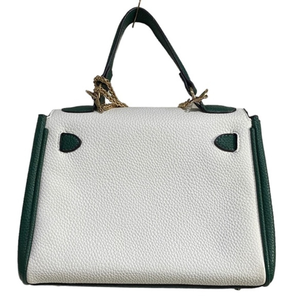 Genuine Leather Purse With Chain Strap - Picture 4 of 13